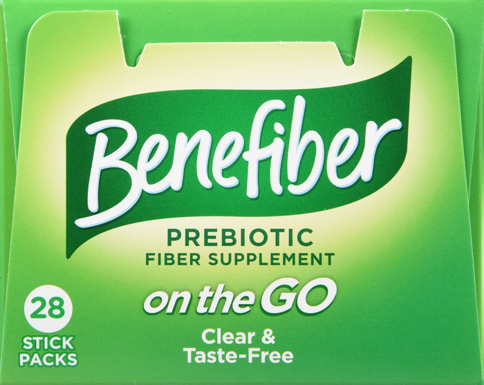 Benefiber Fiber Supplement On the Go Unflavored Stick Packs 28ct