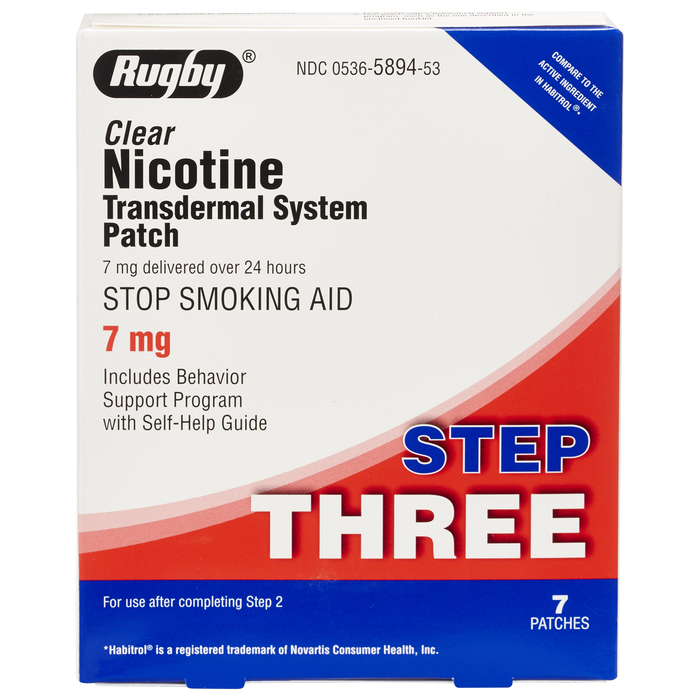 NICOTINE 7MG PAT 7 RUGBY