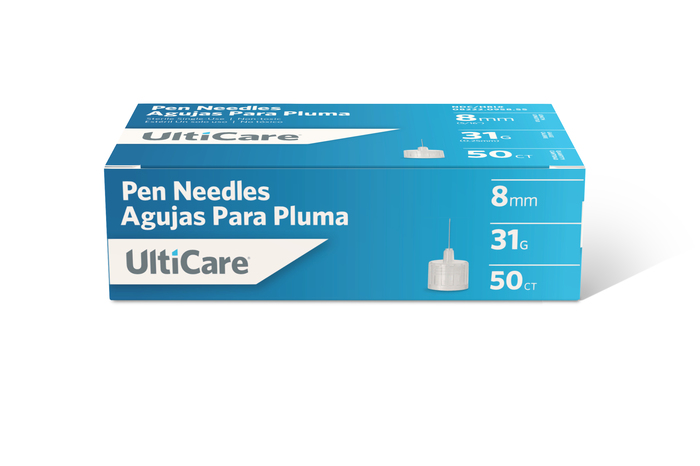 UltiCare Pen Needle 8mm 31g 50ct