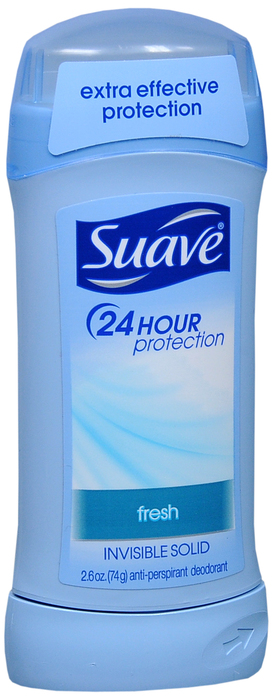 Suave Anti-Perspirant Invisible Solid Fresh Deodorant 2.6oz