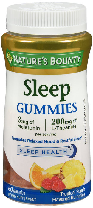 SLEEP COMPLEX MEL3MG GUM 60CT NAT BOUNTY