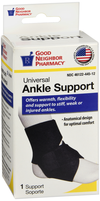 Good Neighbor Pharmacy Universal Ankle Support Black 1ct