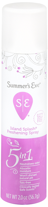 Summer's Eve Island Splash Freshening Spray 2oz