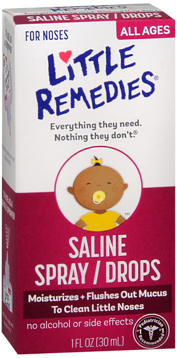 Little Noses Saline Spray Drops 1oz