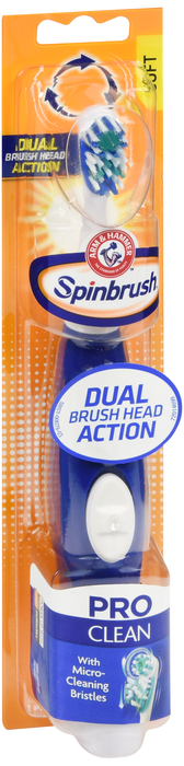 SPINBRUSH TOOTHBRUSH PRO CLEAN SOFT