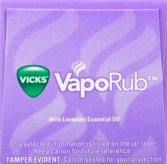 Vicks VapoRub Jar Ointment Lavender 50G