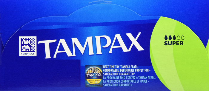 Tampax Flushable Super Absorbency Unscented Tampons 20ct