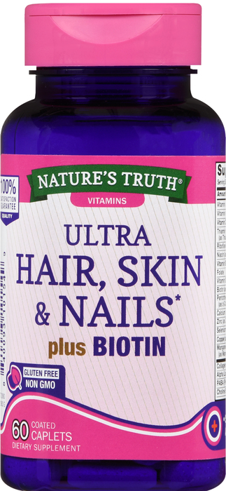 HAIR SKIN & NAILS CPL 60CT NAT TRUTH