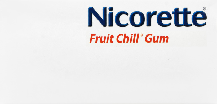 Nicorette Stop Smoking Aid 4mg Fruit Chill Coated Gum 100ct