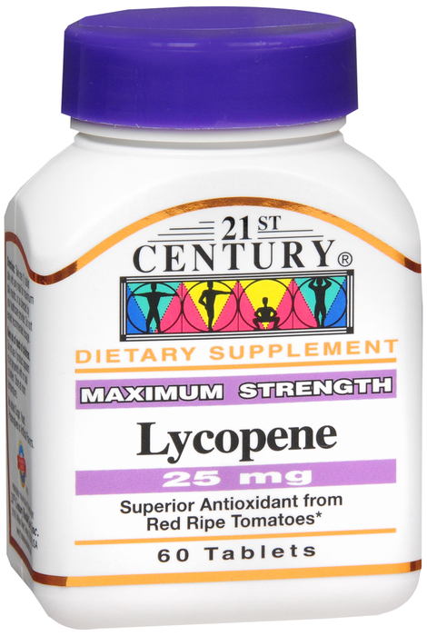 21st Century Lycopene 25mg Tablets 60ct