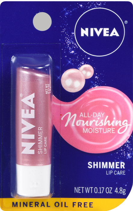 NIVEA LIP CARE KISS OF SHIMMER 6X0.17OZ