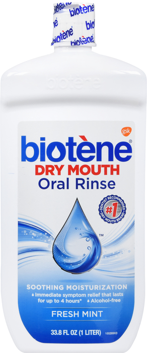 BIOTENE DRY MOUTH ORAL RINSE A/F 33.8OZ