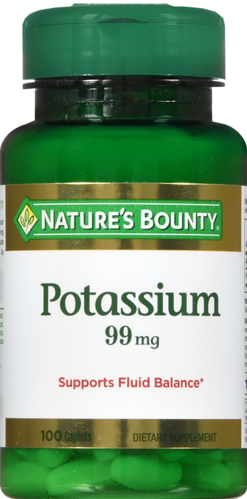 POTASSIUM GLUCO 99MG TAB 100CT NAT BNTY