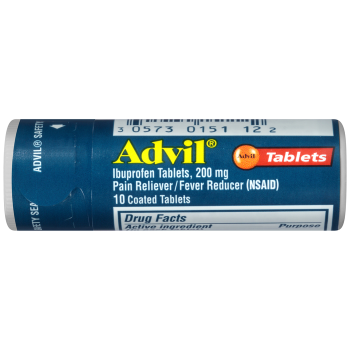 ADVIL TABLET VIAL 200 MG TAB 12X10CT