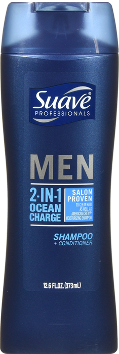 Suave Men 2-in-1 Ocean Charge Shampoo + Conditioner 12.6oz