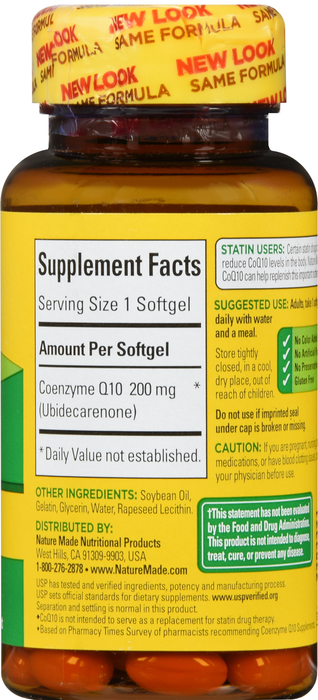 Nature Made COQ10 200MG SOFTGEL 40ct