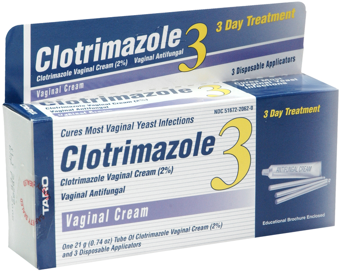 Clotrimazole 2% Vaginal Cream 3 Day 21gm