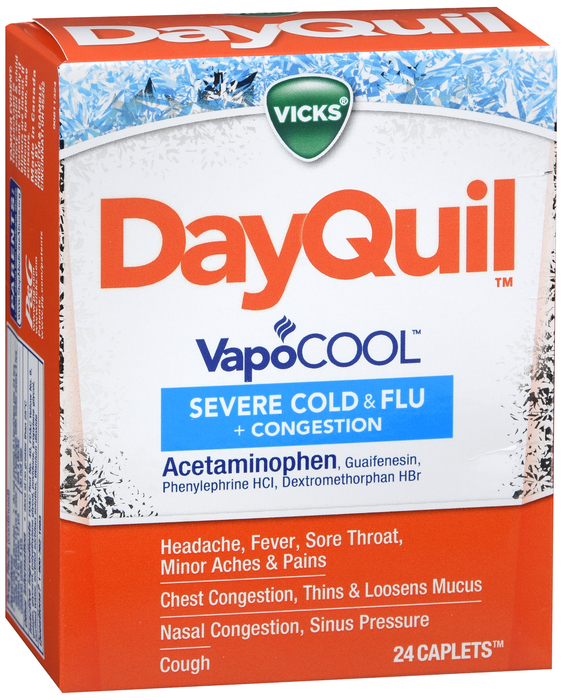 DayQuil Severe Vapocool Caplets 24ct