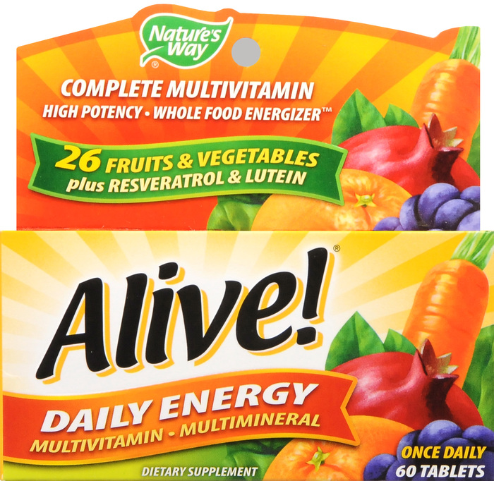 ALIVE DAILY ENERGY TAB 60CT