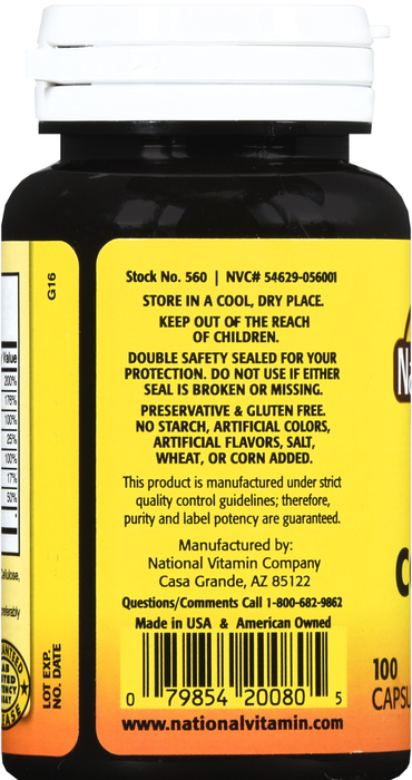 Nature's Blend B Complex Capsule 100ct