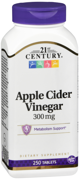 21st Century Apple Cider Vinegar 300mg Tablets 250ct