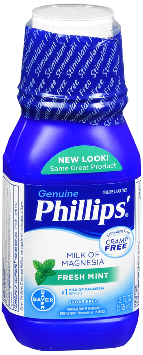 Phillips Milk of Magnesia Mint Liquid 12oz