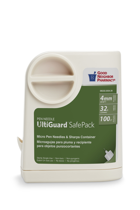 Good Neighbor Pharmacy UltiGuard SafePack Pen Needles 4mm 32G 100ct