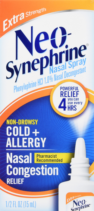 Neo-Synephrine Cold + Allergy Nasal Spray Extra Strength 0.5oz