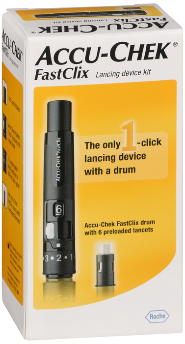 Accu-Chek Fastclix Lancing Device Kit1ct