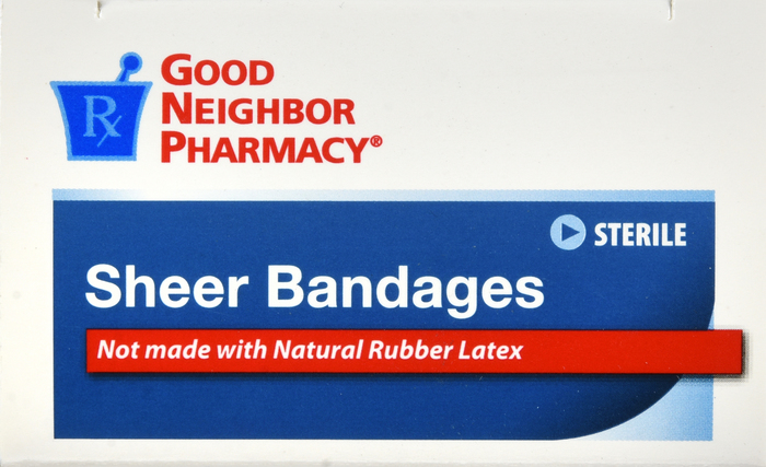 Good Neighbor Pharmacy Sheer Bandages Â¾x3 40ct