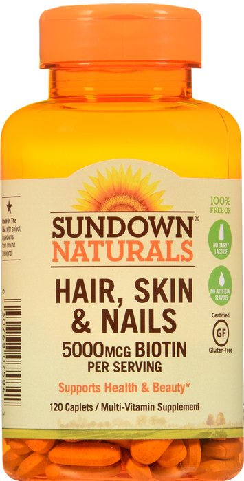 HAIR SKIN NAILS TABLET 120CT SUNDOWN