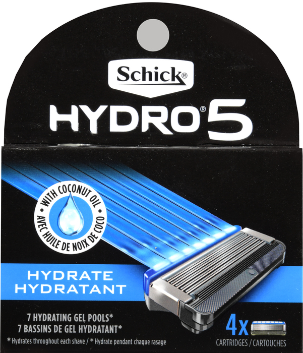 Schick Hydro 5 Sense Hydrate Men's Razor Blade Refills 4ct