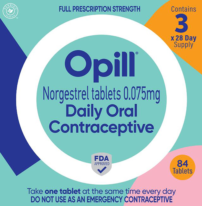 OPILL NORGESTREL 0.075 MG TAB 3X28