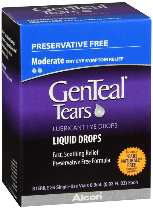 GENTEAL TEARS LUBRICANT EYE DROP PF 36CT