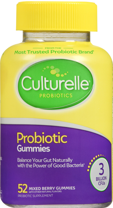 Culturelle Probiotics Mixed Berry Gummies 52ct