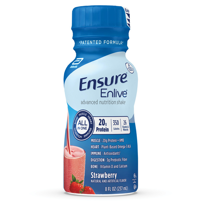 ENSURE ENLIVE STRAWBERRY LIQ INST 24X8OZ