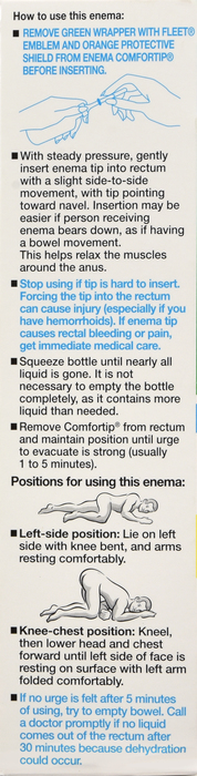 Fleet Saline Enema Laxative 2x4.5oz