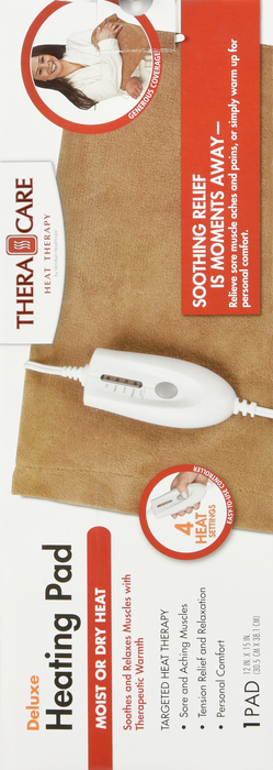 HEATING PAD THERACARE DLX MST/DRY HT