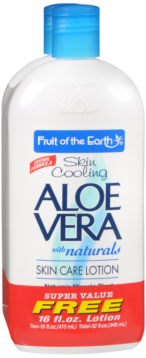 ALOE VERA LOTION 16OZ FRUIT OF THE EARTH