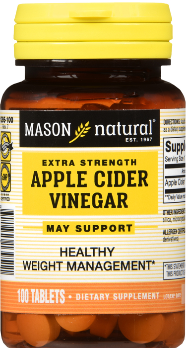 APPLE CIDER VINGR 1000MG TAB 100CT MASON