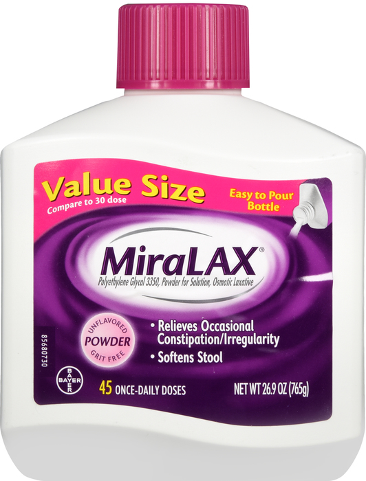 MIRALAX EZ POUR PWD 45 DAY DOSE 26.9OZ