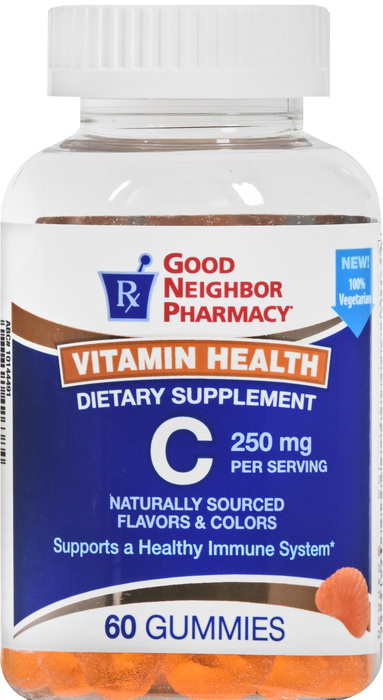 Good Neighbor Pharmacy Vitamin C 250mg Orange Gummies 60ct