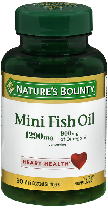 FISH OIL MINI SOFTGEL 90CT NAT BOUNTY