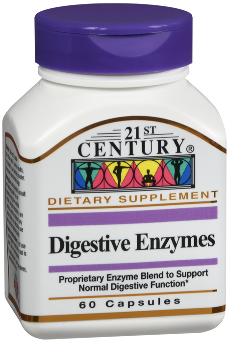 21st Century Digestive Enzymes Capsules 60ct