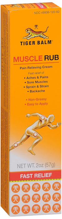 Tiger Balm Active Muscle Rub Cream 2oz