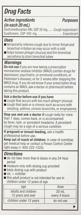 Good Neighbor Pharmacy Tussin DM Max Cough & Congestion Liquid 8oz