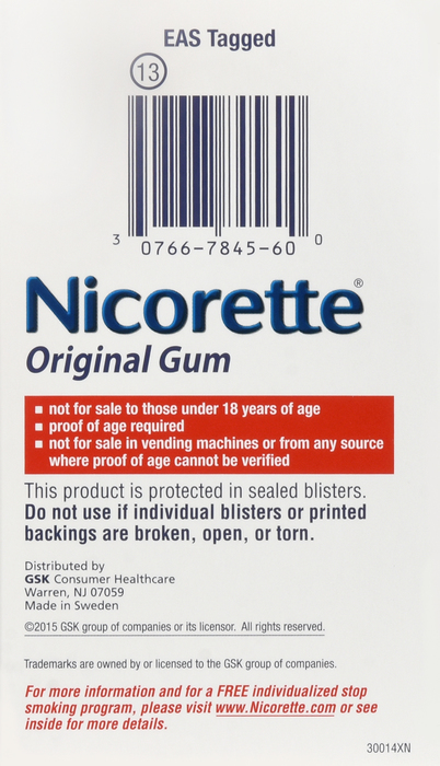 NICORETTE GUM 2MG 170CT