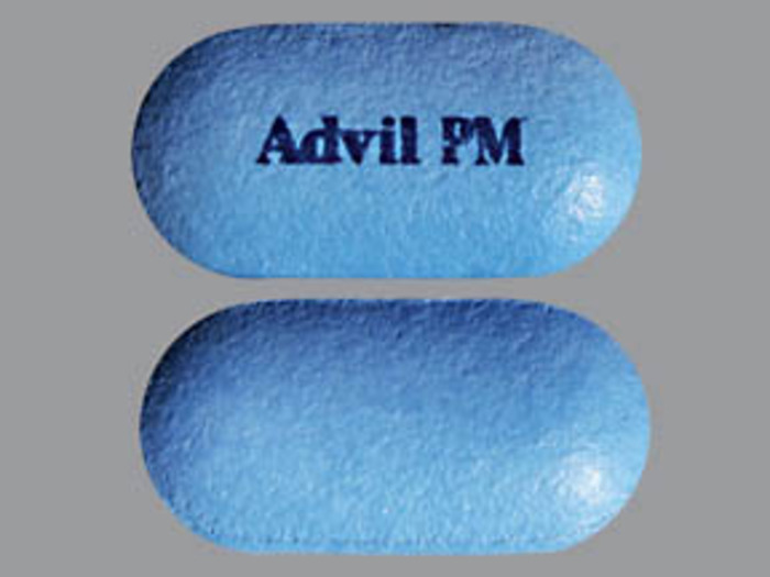 Advil PM Ibuprofen Pain Reliever/Nighttime Sleep-Aid Caplets 80ct