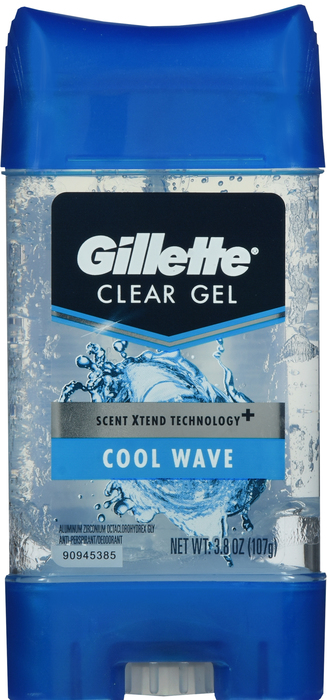 Gillette Clear Gel Antiperspirant/Deodorant Cool Wave 3.8oz