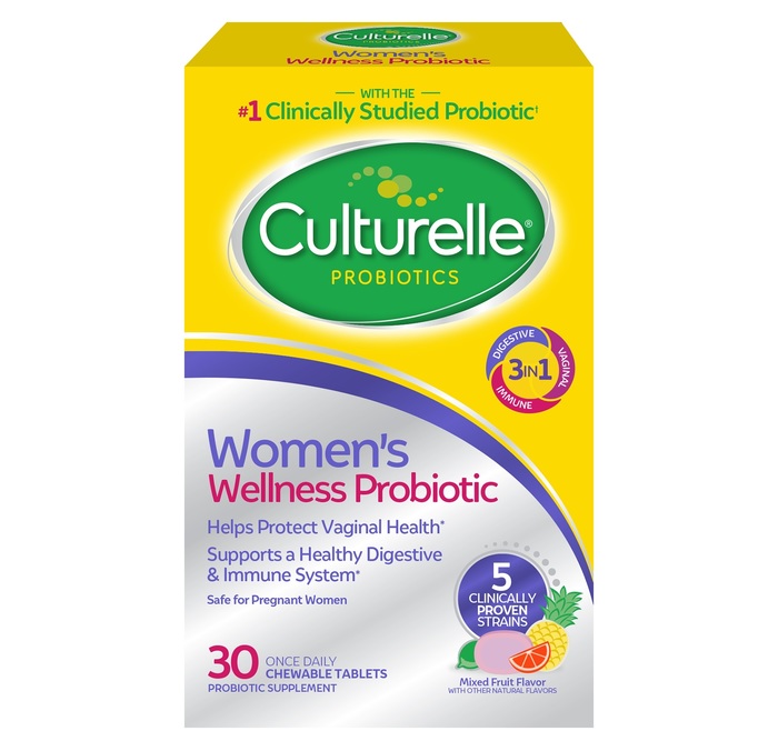 Culturelle Women's Wellness Probiotics Chewable Tablets 30ct